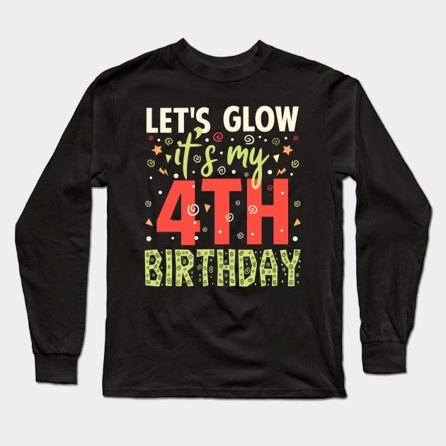 I'ts My 4th Birthday Gift Long Sleeve T-Shirt by Tesszero